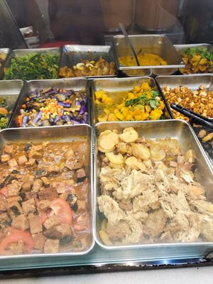 Variety of dishes at Eight Immortals Vegetarian 八仙素食园 - Toa Payoh in Central Singapore