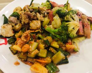 3 dishes without rice at Eight Immortals Vegetarian 八仙素食园 - Toa Payoh in Central Singapore