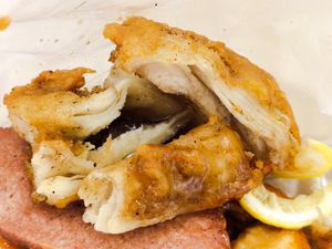 Lemon chicken at Eight Immortals Vegetarian 八仙素食园 - Toa Payoh in Central Singapore