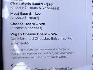 Menu item  at Wine Down on Main in Brevard