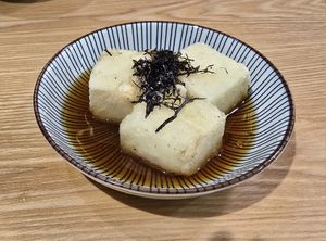 Agedashi toufu at ikinokoru - Plant-based Japanese Cuisine in Batam