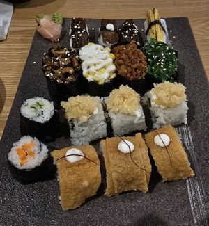 Platter at ikinokoru - Plant-based Japanese Cuisine in Batam