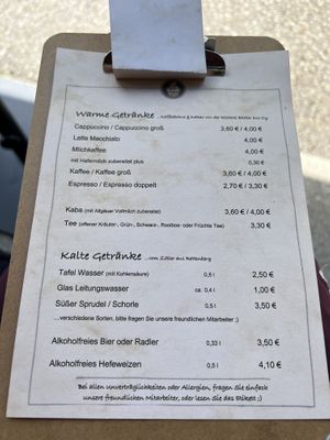 Getränke  at Zucker Zwerg  in Oy-mittelberg