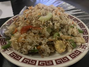 Brilliant vegan fried ricee  at Golden Orient Chinese Restaurant in Esperance