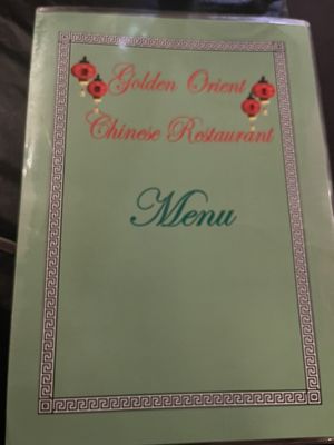 Menu  at Golden Orient Chinese Restaurant in Esperance