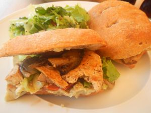'The vegan sandwich' from the Cafe Louise Menue  at Cafe Louise - Rothschild in Tel Aviv