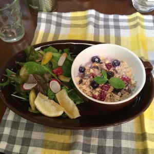 breakfast  at The PINK WEED Cafe in Kobe