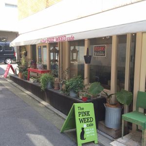pink weed  at The PINK WEED Cafe in Kobe