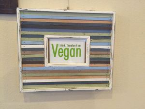 I think, therefore I am Vegan at The PINK WEED Cafe in Kobe