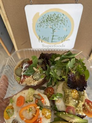 Amazing food all around  at New Earth Health Cafe in Grover Beach