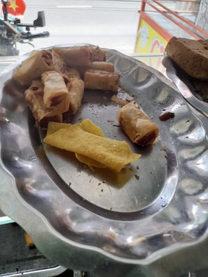 Vegan ingredients at Bánh mì chay Khai Tâm in Ho Chi Minh City