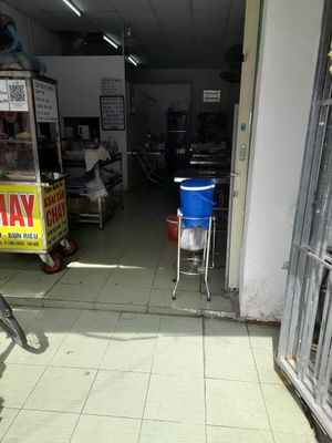 Looking in at Bánh mì chay Khai Tâm in Ho Chi Minh City