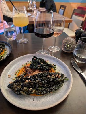 Roasted cauliflower at Taisteal in Edinburgh