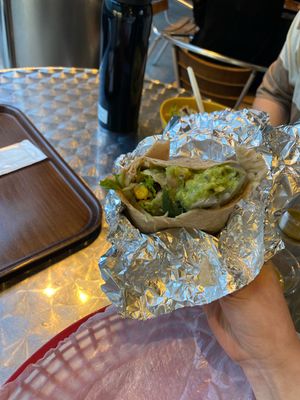 Got the vegan burrito !  at Frijoles - Roppongi in Tokyo