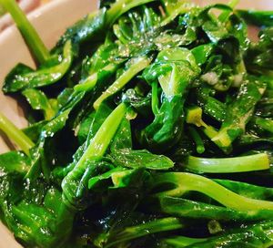 Pea shoots at Burma Superstar in San Francisco