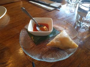 Samosa at Burma Superstar in San Francisco