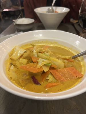 Yellow curry with tofu  at Hey Thai  in New York City