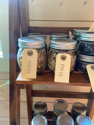 They also do some food items  at Folia in Galiano Island