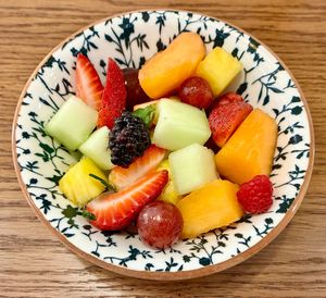 Fruit salad  at Aqua Restaurant & Bar in Dubai