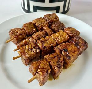 Tempe skewers at House of Indonesia  in Dubai