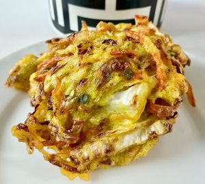 Fried vegetable patties at House of Indonesia  in Dubai