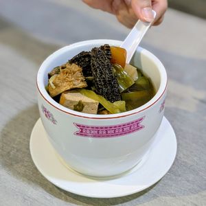 Vegan Bittergourd Salted Veg Soup at Peace Vegetarian - Tai Seng in Central Singapore