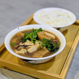 Vegan Braised Delights Rice at Peace Vegetarian - Tai Seng in Central Singapore