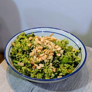 Vegan Thunder Fried Rice at Peace Vegetarian - Tai Seng in Central Singapore