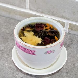 Vegan Chinese Angelica Herbal Double Boiled Soup at Peace Vegetarian - Tai Seng in Central Singapore