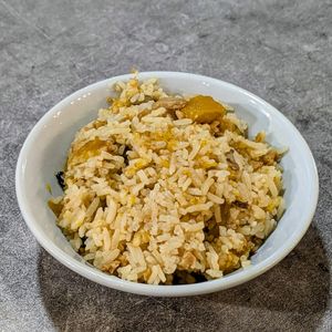 Vegan Homemade Pumpkin Rice at Peace Vegetarian - Tai Seng in Central Singapore