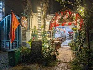 Front at La'Vegan Restaurant in Da Nang