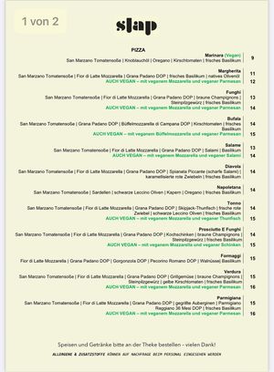   at Slap Pizza in Frankfurt