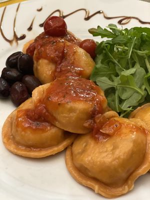 Vegan Ravioli  at Ca'n Llimona in Mallorca