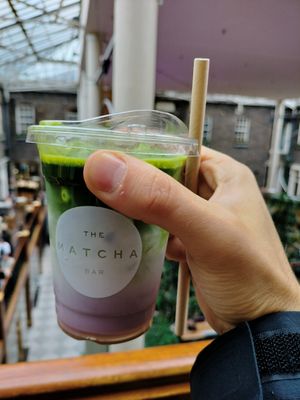 The lavender matcha at The Matcha Bar in Dublin