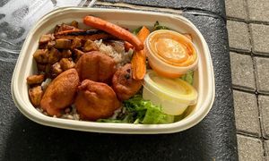 Vegan Fiesta bowl at Dùndú in New York City