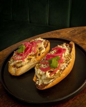 Tecolotes verdes   at Alijuan Café in Mexico City