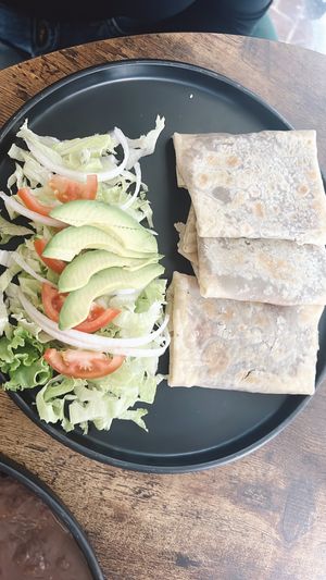 burrito tamaulipeco  at Alijuan Café in Mexico City