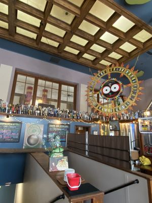 Decorations  at Willimantic Brewing and Main Street Cafe in Willimantic