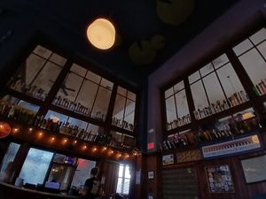 Something to look (up) at at Willimantic Brewing and Main Street Cafe in Willimantic