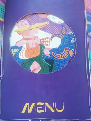 Menu at Măm Măm in Nairobi
