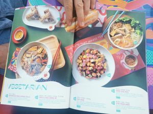 Veg'n section at Măm Măm in Nairobi