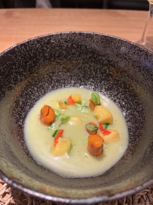 gazpachoo  at Juntos Farm  in Ibiza