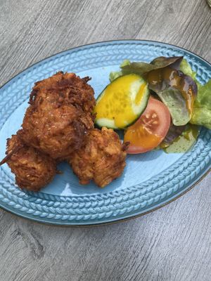 Onion Bhaji  at Indian Palace Restaurant in Salzburg