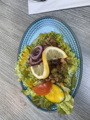 Kichererbsensalat  at Indian Palace Restaurant in Salzburg