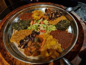 Dish for two at Toukoul in Brussels