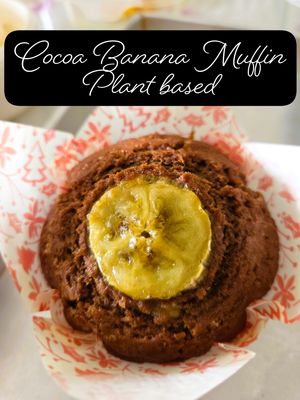 Moist and flavorful, perfect blend of 100% cocoa powder and natural sweetness of ripe bananas at Botanic Bake in North Singapore