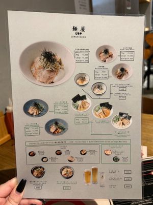 vegan options available, they will bring you this menu if you mention being vegan so feel free to ask! at Jiruya in Chatan