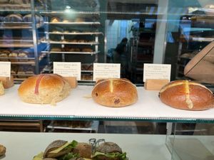 Hot cross buns for Easter (all vegan)   at Brotraum in Munich