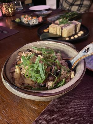 Mushroom Cha Han  at Sora Rooftop in Doha