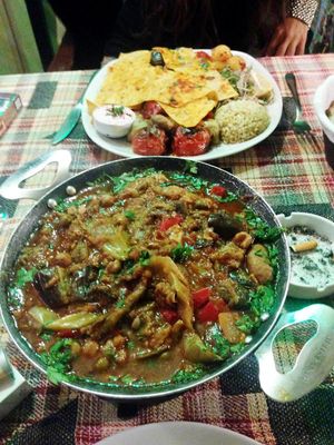 vegetarian stew at Mozaik Bahce in Fethiye